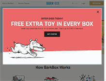 Tablet Screenshot of barkbox.com